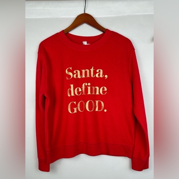 Santa, Define Good Fleece Long Sleeve - Picture 2 of 4